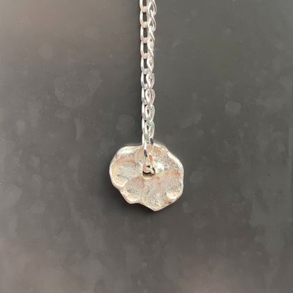 Daisy & Lily  - Silver flower charms pendant necklace
